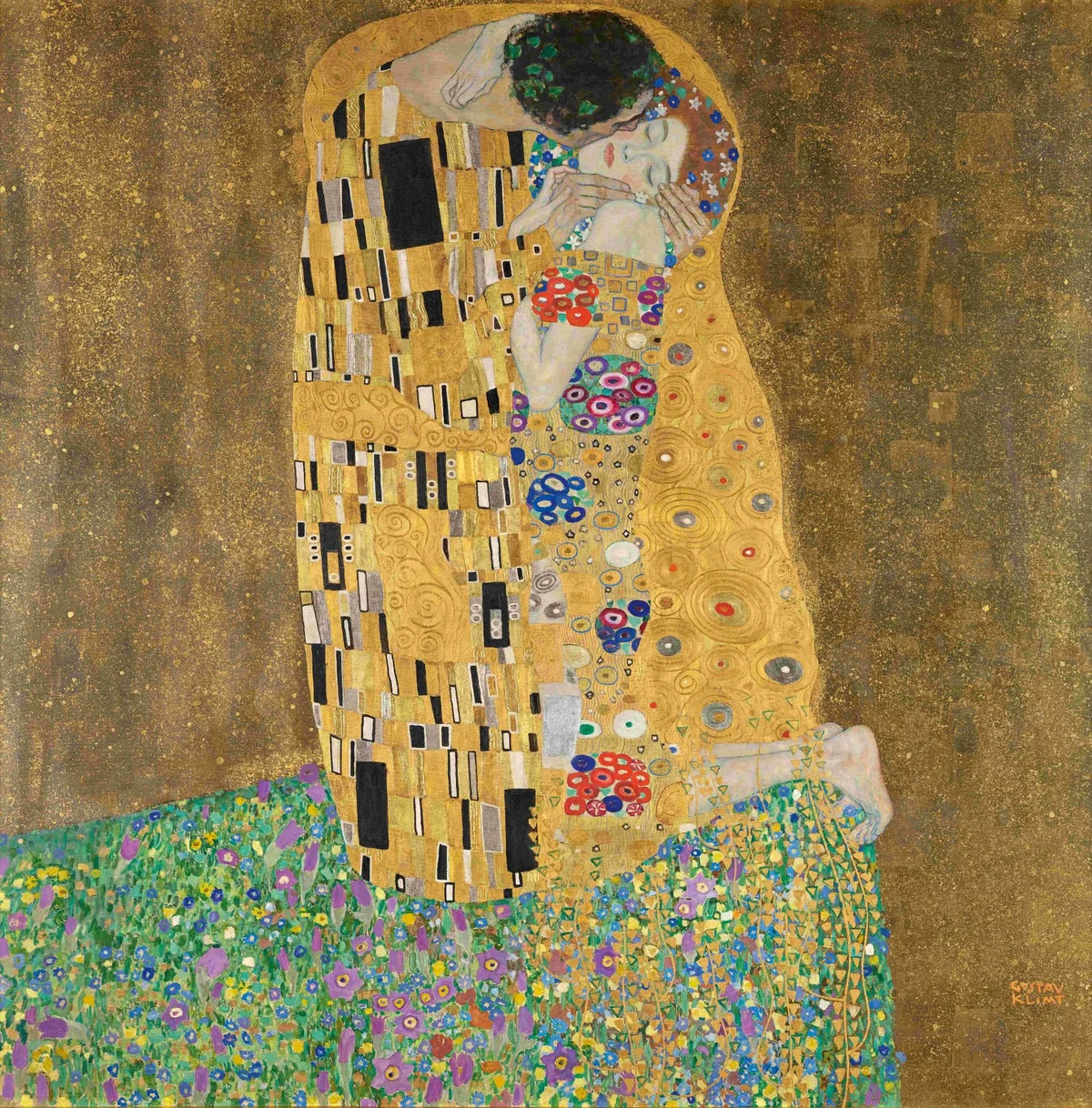 The Kiss by Gustav Klimt
